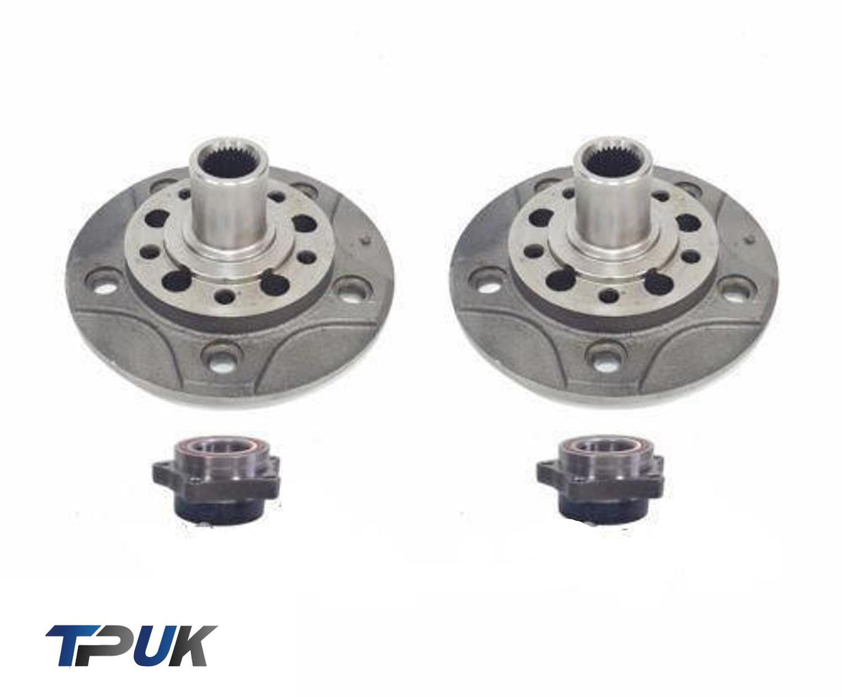 Pair Of Front Wheel Hub + Bearing Ford Transit Mk6 2000-2006 Single Rear Wheel