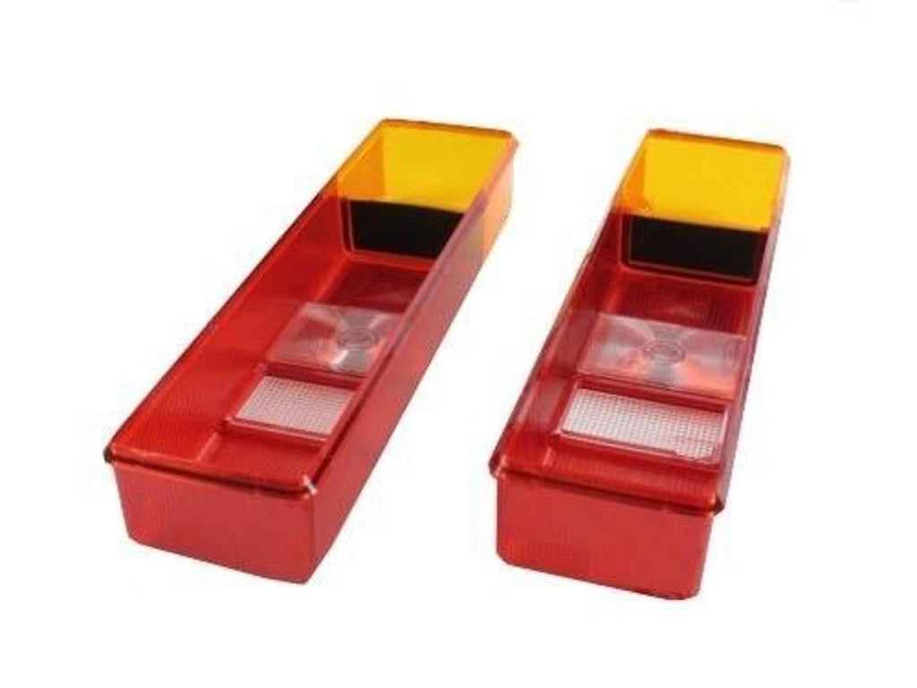 Transit Flatbed Luton Rear Lamp Light Lens Pair (2) Brand New