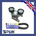 Ford Transit 2.2 Rwd Drive Fan Belt + Tensioner Kit Mk7 Mk8 + Aircon 2011 On Aux