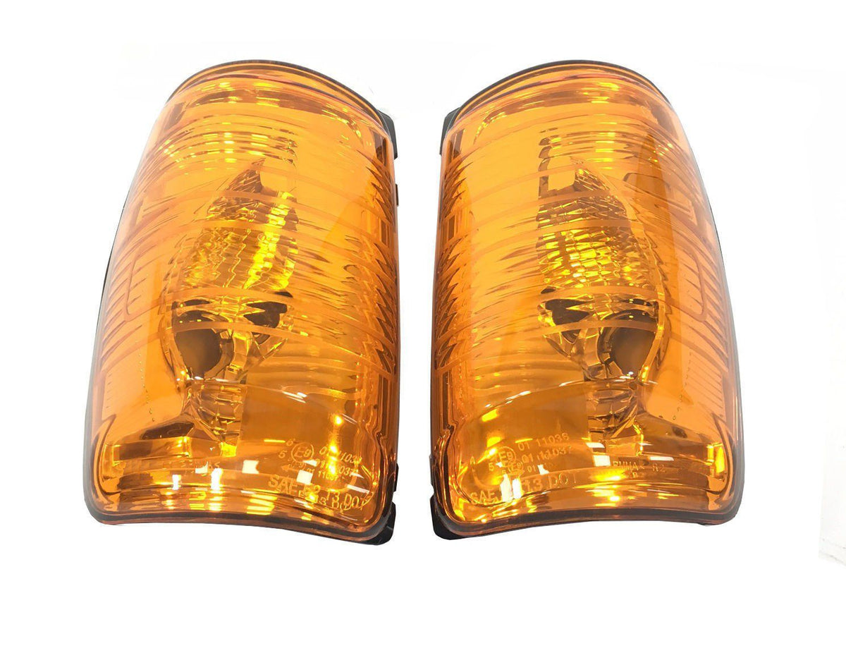 Ford Transit Mk8 2014 On. Wing Mirror Orange Indicator Lens Left And Right Side