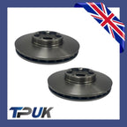 Front Brake Disc Ford Transit Mk8 Rwd 2.2 2.0 Twin Rear Wheel 308Mm Pair