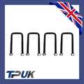 Set Of 4 Ford Transit Leaf Spring U Bolt 1986 - 2006 For 3 / 4 Leaf Springs X 4