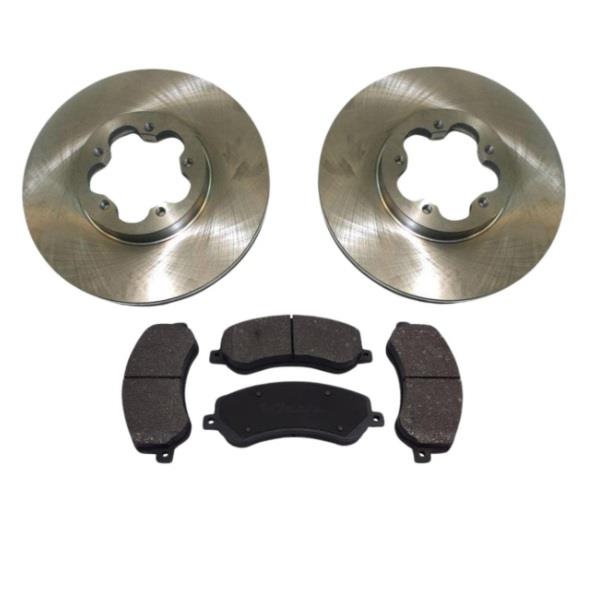 Front Brake Pads Discs For Ford Transit Mk7 2006 On 2.4 Rwd 1721087