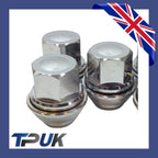 Wheel Nut Set Of 20 For Ford Transit Connect 1.5 1.6 2013 On Solid Chrome