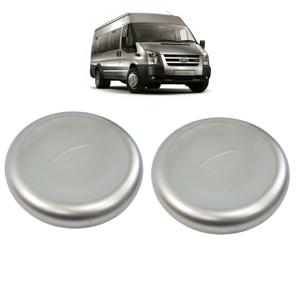 A Pair Of Front Wheel Centre Cap Trims Ford Transit Mk6 Mk7 Mk8 Rear Twin Wheel