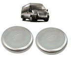 A Pair Of Front Wheel Centre Cap Trims Ford Transit Mk6 Mk7 Mk8 Rear Twin Wheel