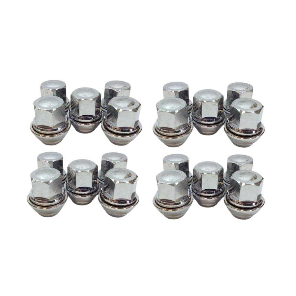 Wheel Nut Set Of 20 For Ford Transit Connect 1.5 1.6 2013 On Solid Chrome