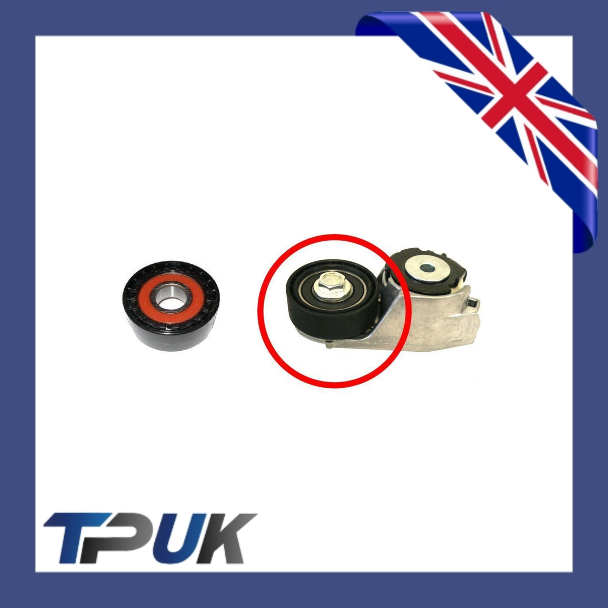 Ford Transit Mondeo Power Steering Tensioner Pulley 2.0 Fwd 2000 - 2006 Mk6