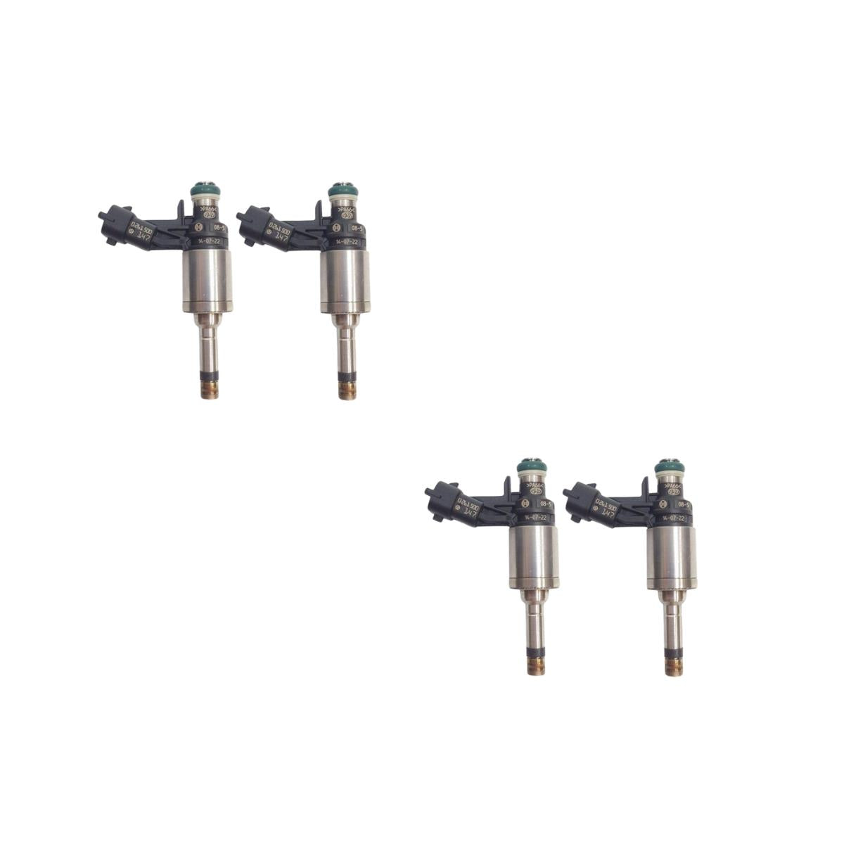 Range Rover Evoque 2.0 Petrol Fuel Injector Bosch Genuine 2012 On Set Of 4