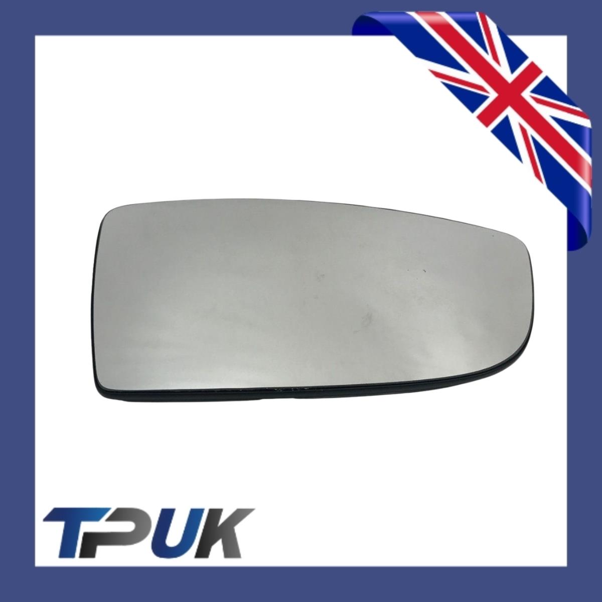 Ford Transit Mk8 Blind Spot Wing Mirror Glass 2014 On Driver Right + Back Plate