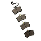 Rear Brake Pads Set Fits Vw Sharan 1.9 Tdi 2000 Onwards Dp11481
