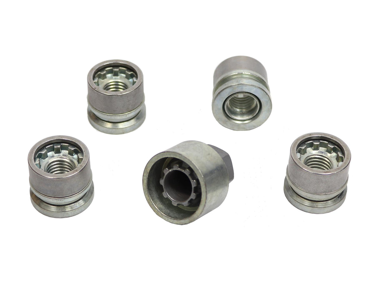 Ford Transit Mk8 Locking Wheel Nut Set M14X1.5 2014 Onwards Locker 4 Nuts 1 Key