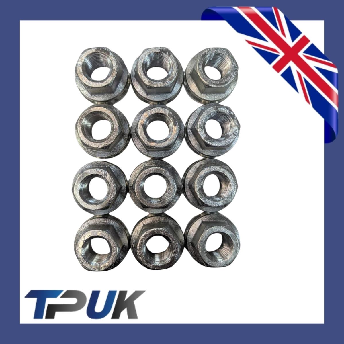 Ford Transit Set Of 12 Wheel Nut M14X2 Mk6 Mk7 2006 - 2014 Steel Or Alloy Nuts
