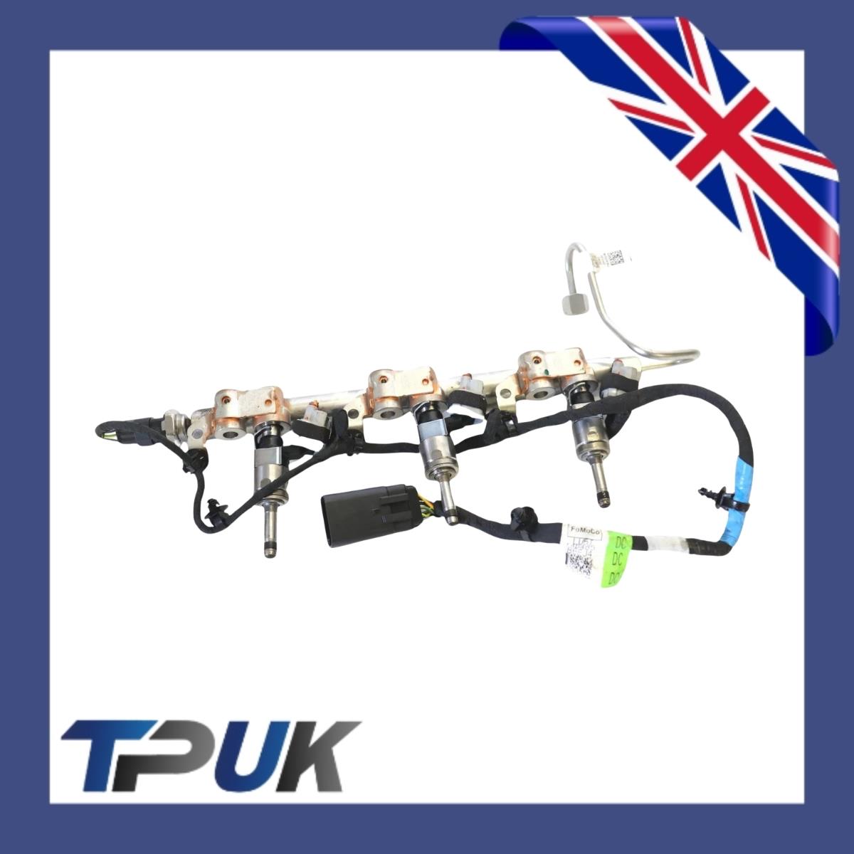 Fuel Rail With Injectors Fits Ford Explorer 3.0 Hybrid 2019 On L1Me-9S441-Bb