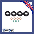 O.E Fuel Injector Seal + Washer + Oring Set For Land Rover Defender 2.2 2.4 06-11