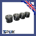 Ford Mondeo Mk4 Galaxy Smax Piston Pistons .50 Oversize 1.8 115/125Ps Set 4 Std