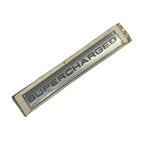 Supercharged Silver Badge For A Range Of Vehicles Fit Rear Tailgate Front Arch