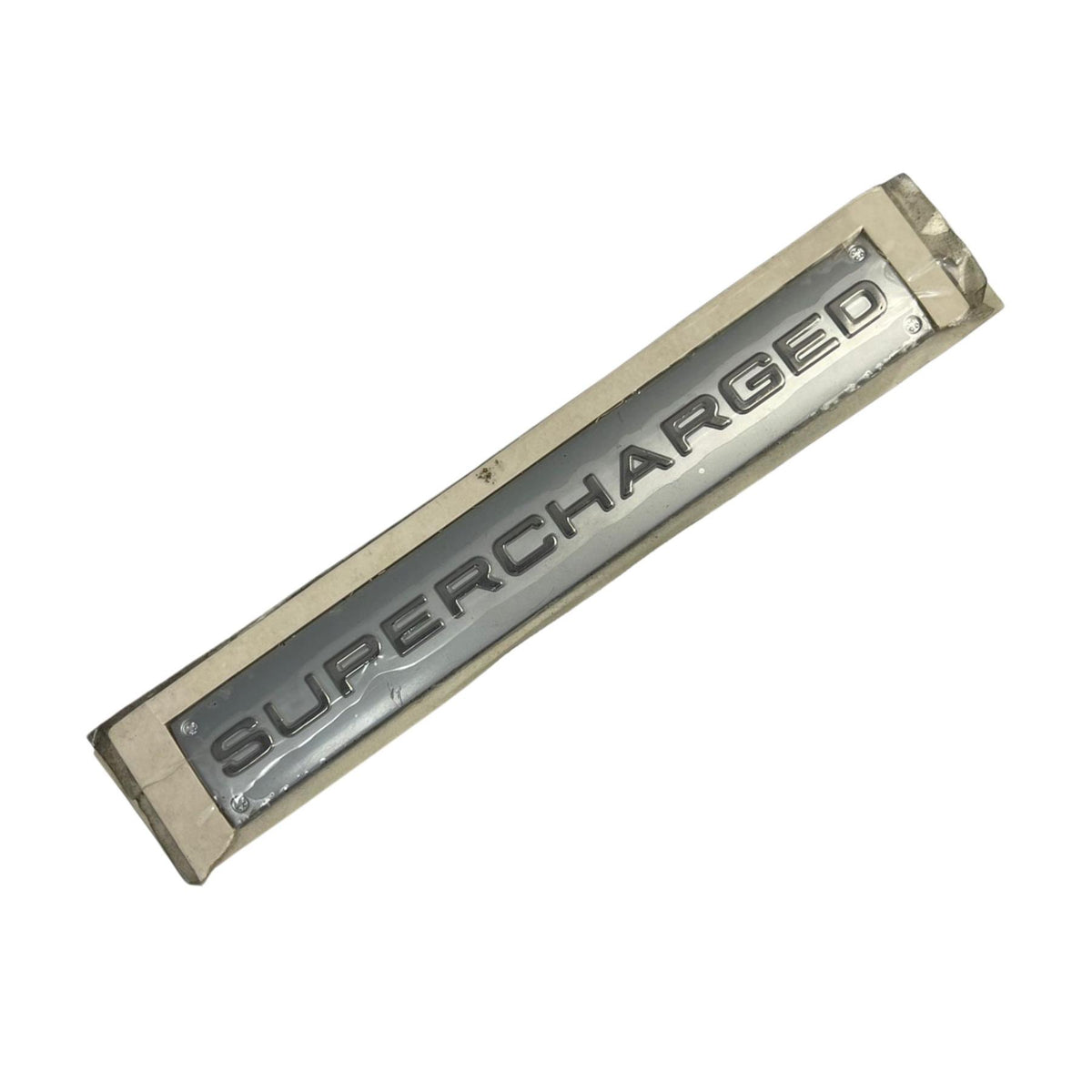 Supercharged Silver Badge For A Range Of Vehicles Fit Rear Tailgate Front Arch