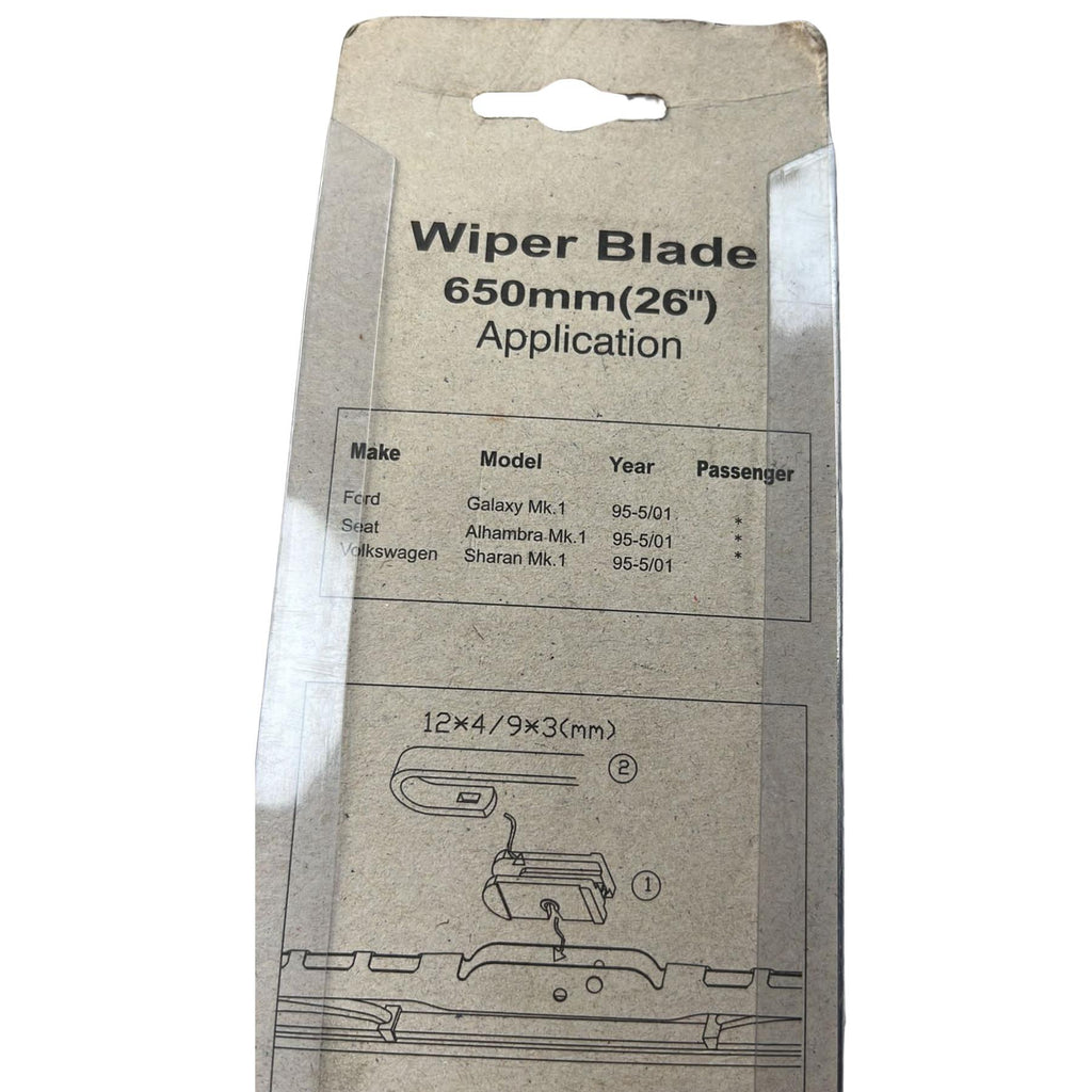 Wiper Blade For Ford Galaxy Seat Alhambra Vw Sharan 1995-2010 26" Tv65P