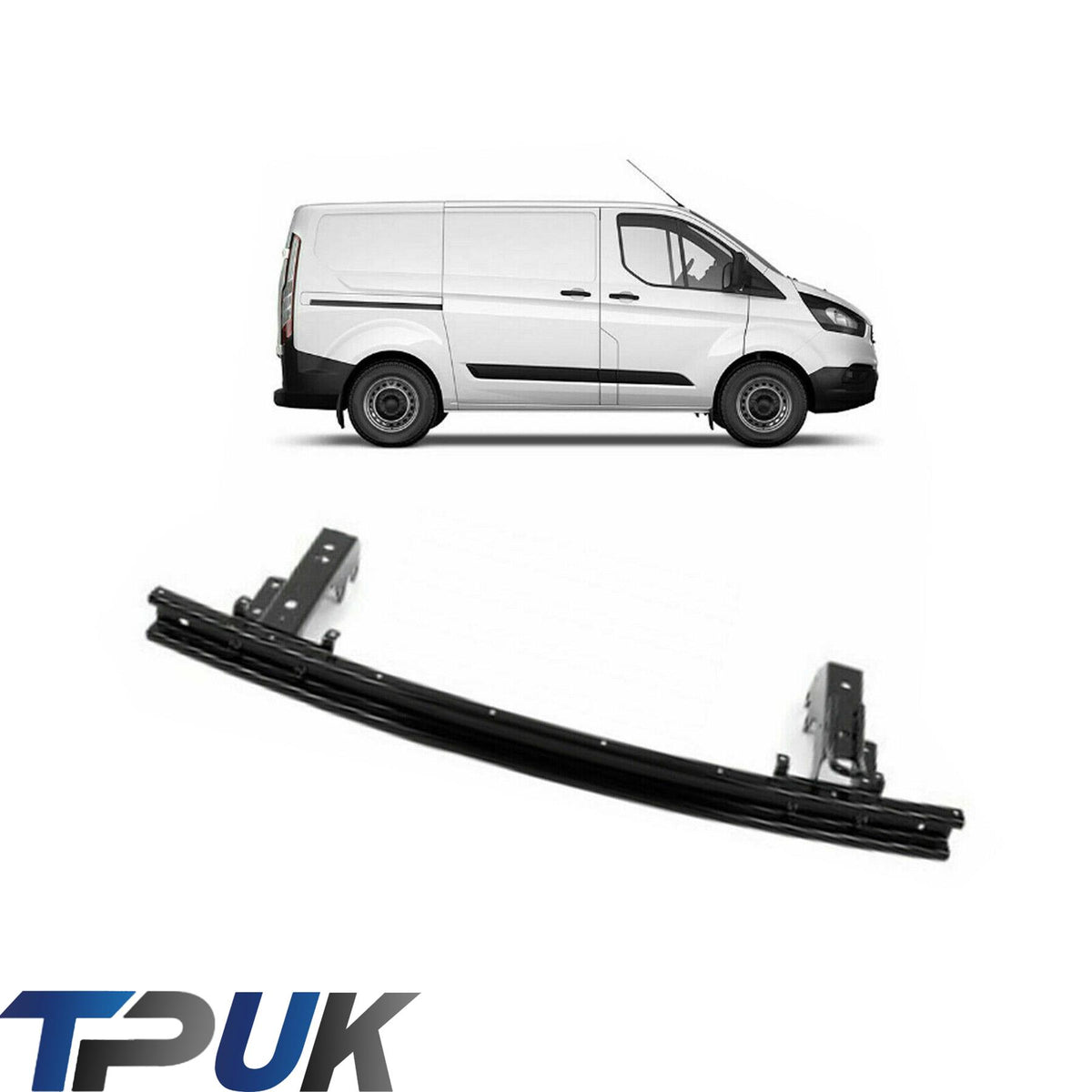 Rear Crash Reinforcement Bar Bumper Mount For Ford Transit Custom 2012> 2367075