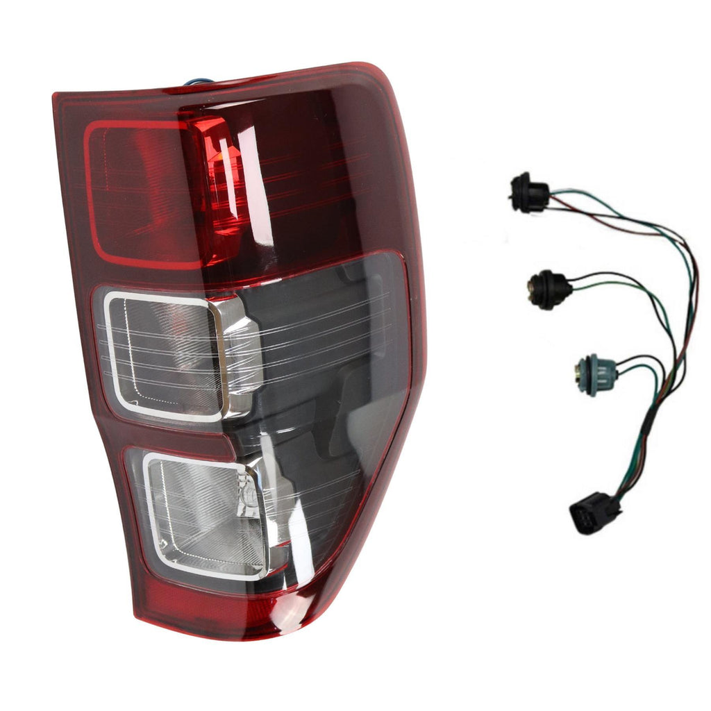 RIGHT BLACK REAR LIGHT LENS BULBS FOR FORD RANGER 2006-2019 OFF DRIVERS SIDE