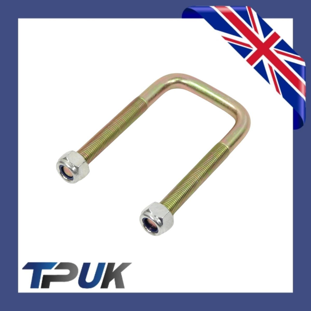 4 Leaf Spring U Bolts Ford Transit Mk4 Mk5 Mk6 1985-2006 Fits 1 To 3 Leaf Set