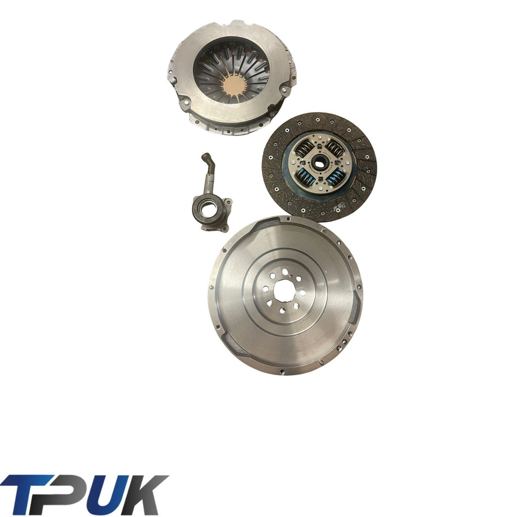 4 Piece Clutch Kit For Ford Transit Mk8 Custom 2.0 Fwd Ecoblue & Solid Flywheel