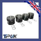 Ford Mondeo Mk4 Galaxy Smax Piston Pistons .50 Oversize 1.8 115/125Ps Set 4 Std