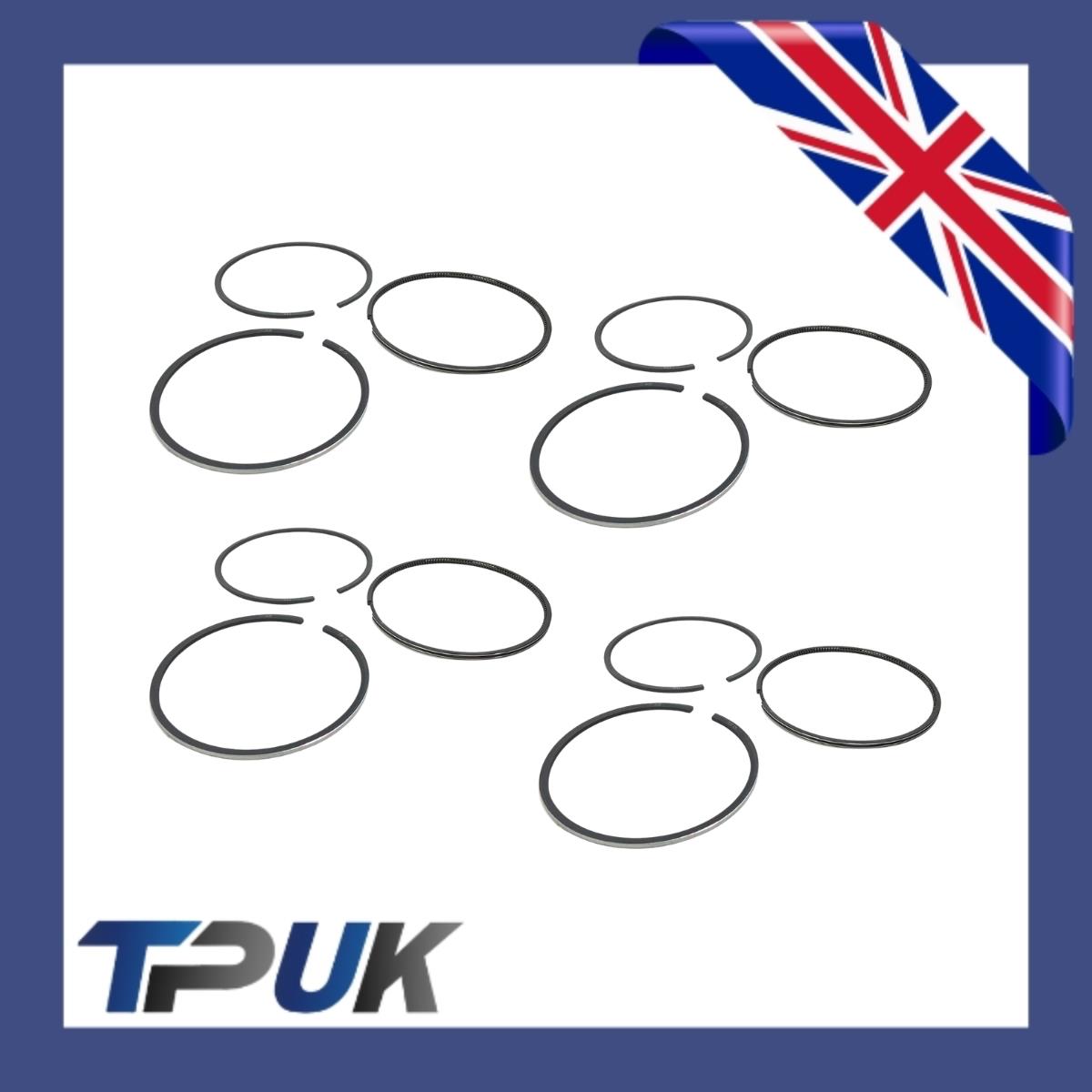 Piston Ring Set For Ford Mondeo Galaxy Transit Connect 1.8 1998-2015 Per 4