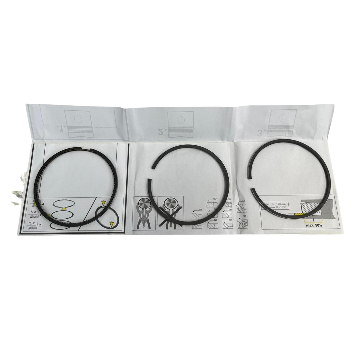 Piston Rings Set For Volvo S60 S80 V70 Xc70 Xc90 2.4 D 2001-2010 08-139800-00