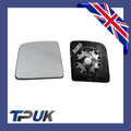 Front Door Mirror Glass Ford Transit Connect Manual Left N/S