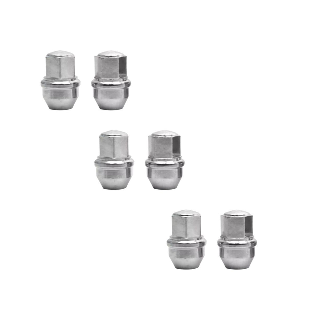 Ford Transit Mk8 Custom Set Of 5 Wheel Nuts Stainless Steel Cap 2012 On M14X1.5