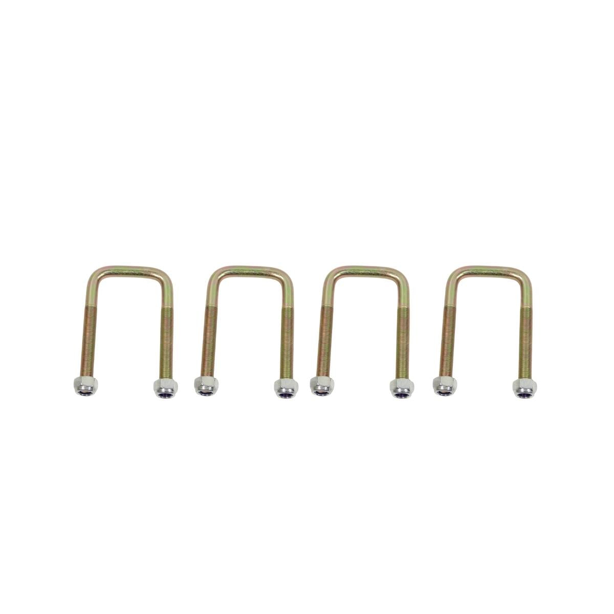 4 Leaf Spring U Bolts Ford Transit Mk4 Mk5 Mk6 1985-2006 Fits 1 To 3 Leaf Set
