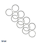 Piston Ring Set Fits Ford Transit Mk6 2.4 2000-2006 Per 4 2S7Q6148A2B 0611350500