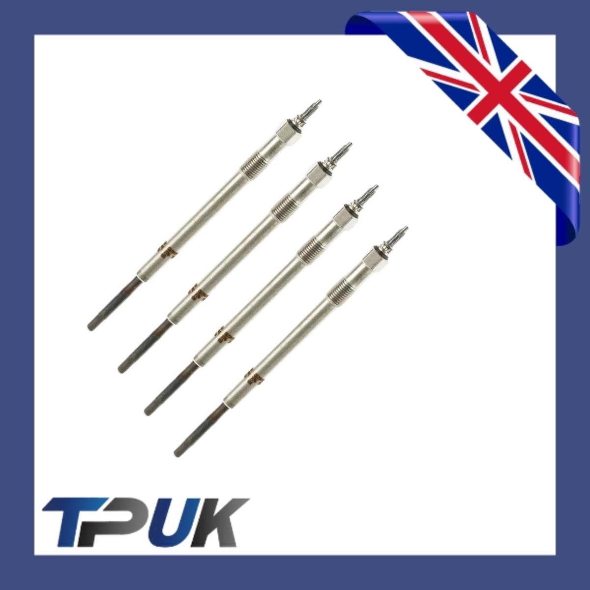 Glow Plugs For Jaguar X-Type 2.0 2.2 D 2003-2009 Set Of 4 1569520 7C166M090Ab