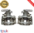 Rear Brake Caliper Pair Ford Transit 2.2 2.4 Mk7 2006-2014 Left Right W Brackets