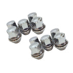 Wheel Nut Set Of 10 For Ford Transit Connect 1.5 1.6 2013 On Solid Chrome