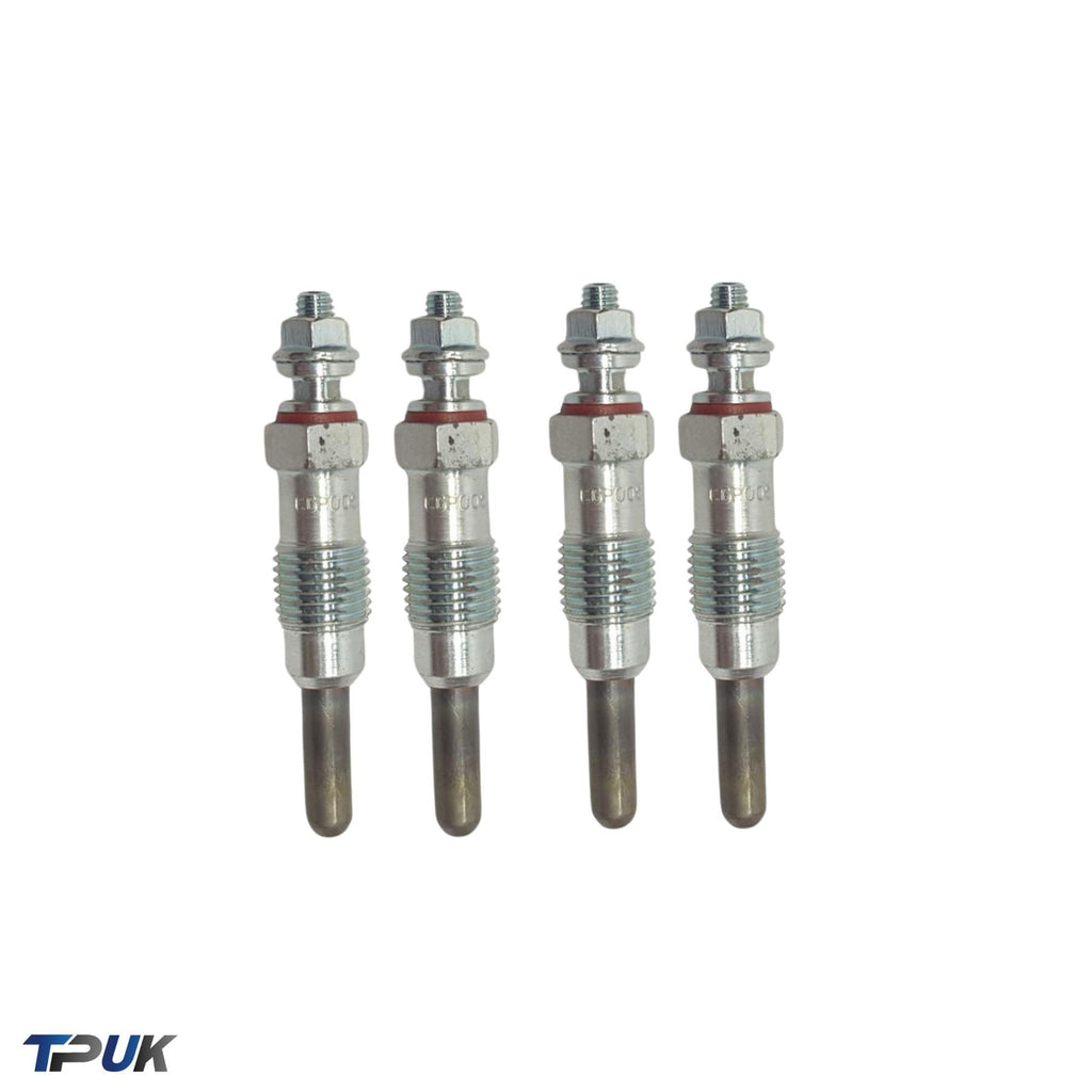 Heater Glow Plugs For Ford Escort Fiesta Orion 1.6 D Diesel Dual Core Per 4