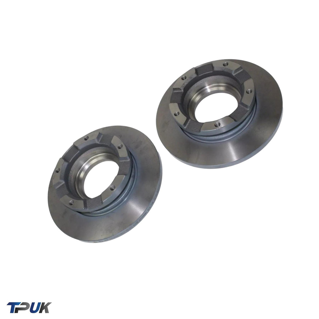 Rear Brake Discs For Ford Transit 2.2 Fwd 2006-2014 Mk7 Pair Left Right