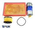 Oil Air Fuel Filter Service Kit For Ford Transit Mk6 2.4 135 140Ps 2004 To 2006