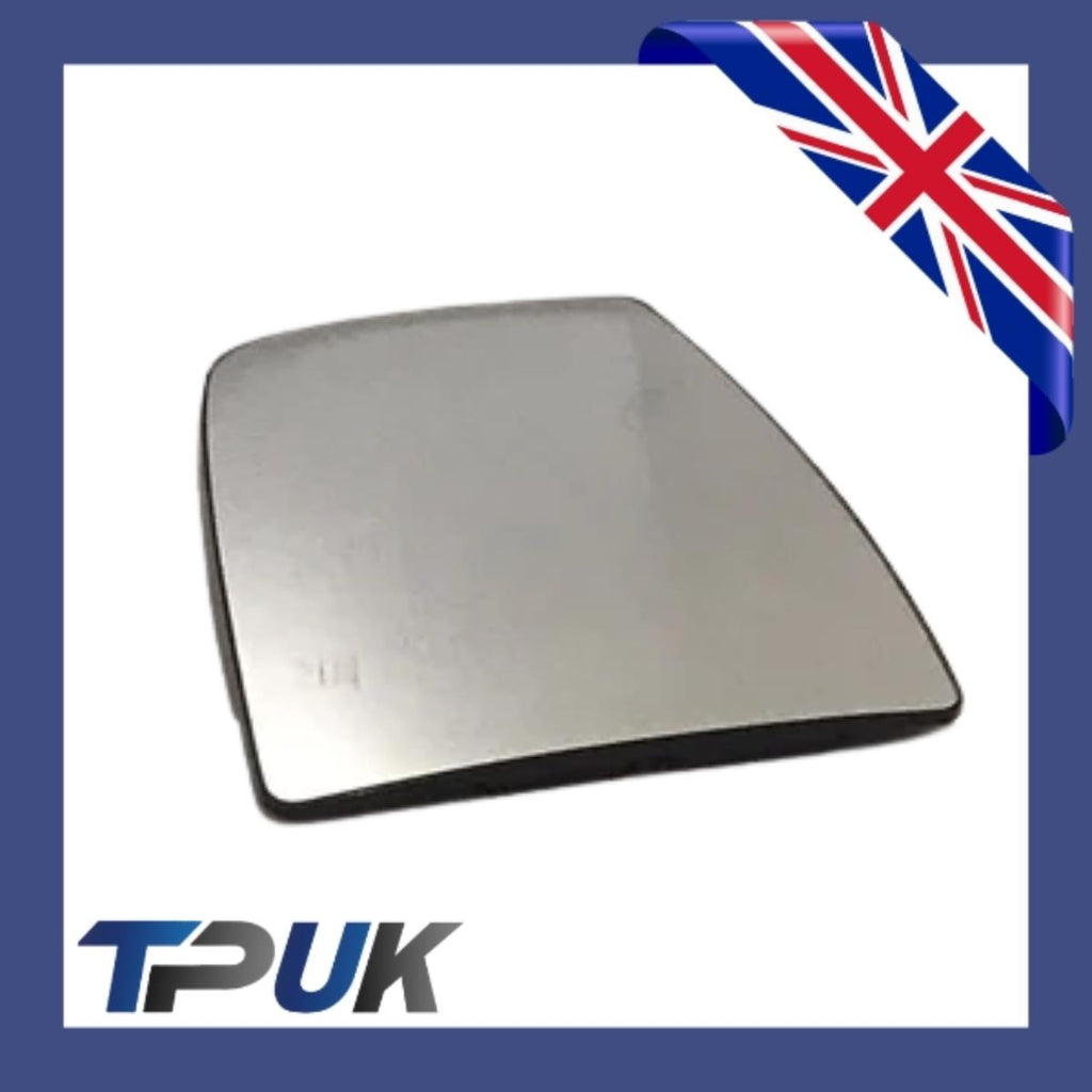 Ford Transit Mk8 2014 On Left Passengers Upper Wing Mirror Glass + Back Plate