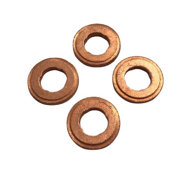 Injector Copper Washers Set Of 4 Fits Ford Transit Mk8 Custom 12 On 2.2 Fwd Rwd