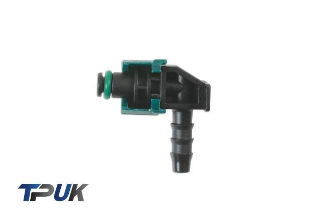 Laser Fuel Line 1 Way Leak Off Connector 5Pc For For Transit 4Mm Id Hose