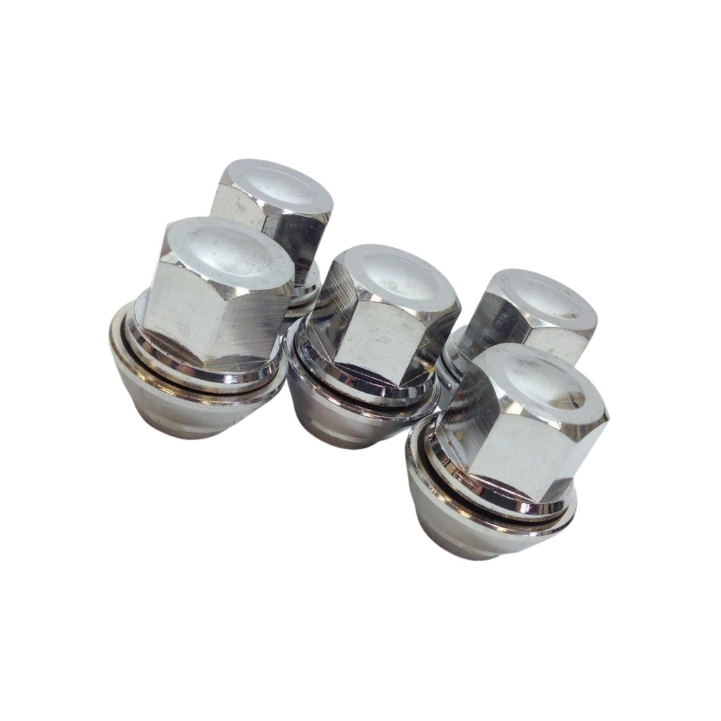 Wheel Nut Set Of 5 For Ford Scorpio 2.0 2.3 2.5 2.9 1994-1998 Solid Chrome