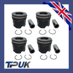 Piston For Ford Transit 2.4 2004-2006 0.5 Oversize Per 4 8772727 4C1Q-6K100Abe