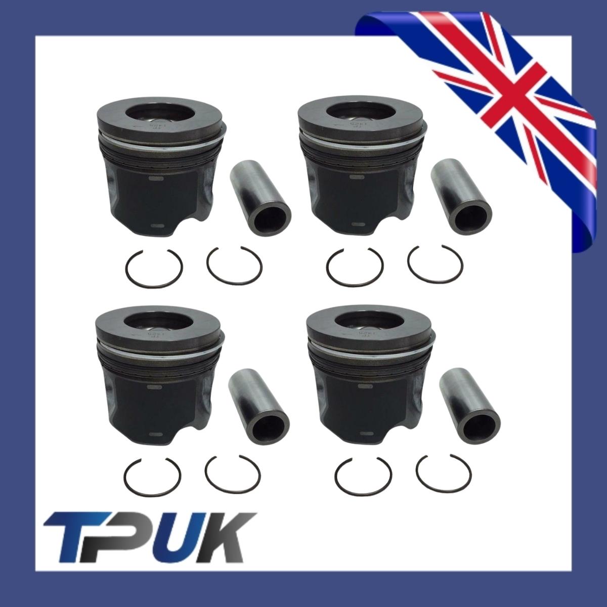 Piston For Ford Transit 2.4 2004-2006 0.5 Oversize Per 4 8772727 4C1Q-6K100Abe