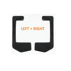 Ford Transit Mk6 Mk7 Mk8 Left Right Pair Pick Up Chassis Tipper Rear Bumper Cap