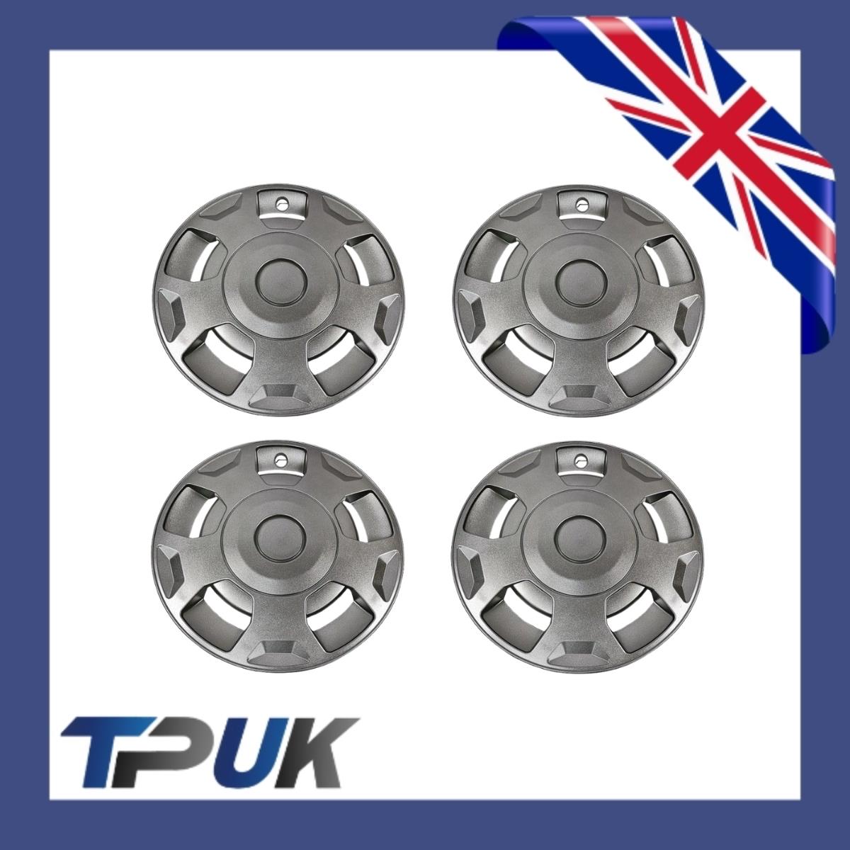 Ford Transit 4 Of 16" Wheel Trim Trims Hub Cap Caps Cover Mk6 Mk7 Fits 2000-2014