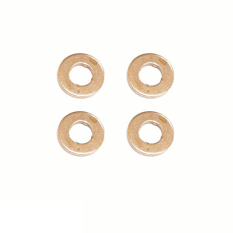 Focus Mondeo Peugeot 2.0 2.2 Hdi Fuel Injector Copper Washers Set Of 4