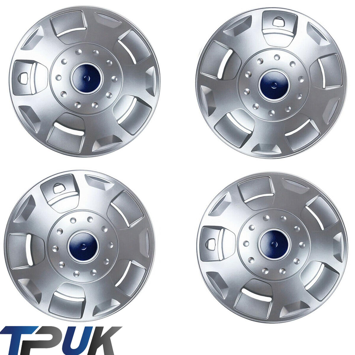 4 X 15 Inch Wheel Trim Hub Cap Cover X 4 For Ford Transit Mk6 Mk7 2000-2014